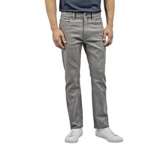Jachs New York Men’s Straight Fit Denim 5-Pocket Pants Size 40x32 NEW Grey